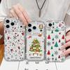 For iPhone 16 Pro Max Case Christmas Tree Pattern Diamond Cover For iPhone 17 Aiir 15 14 13 16 17 16e Funda iPhone17 Pro Max