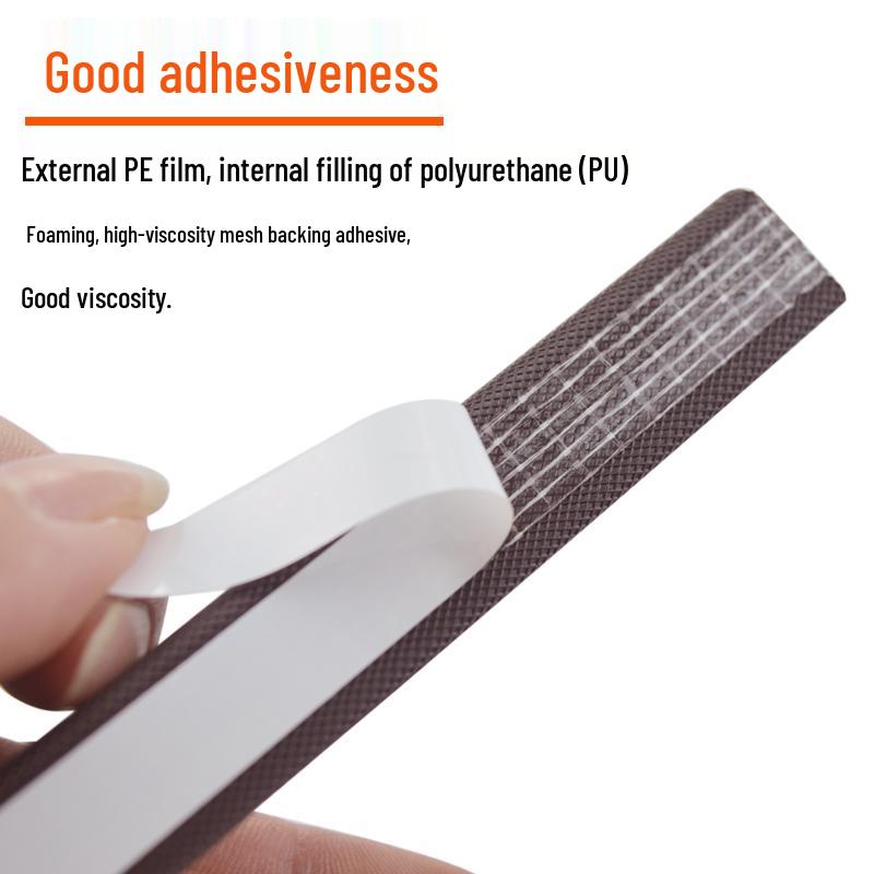 Self-Adhesive V-Type Anti-Theft Door & Window Seal: Soundproof, Windproof, Anti-Collision Strip for Wooden and Aluminum Alloy Doors
