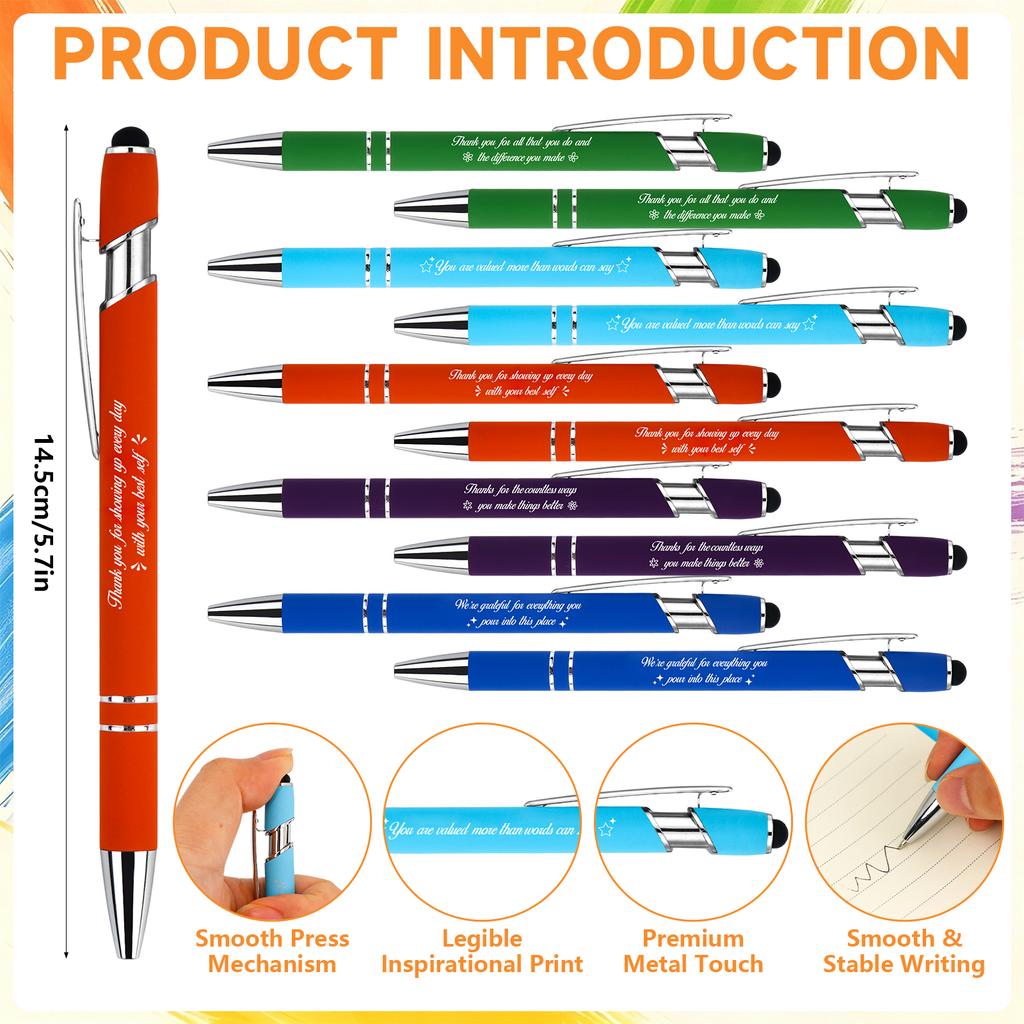 20 Pcs Employee Appreciation Gifts Bulk Inspirational Notebooks With Pens