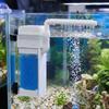 Wall-Mounted Fish Tank Filter Silent Oxygen Pump Rainy Sponge Filter  Small Aquarium