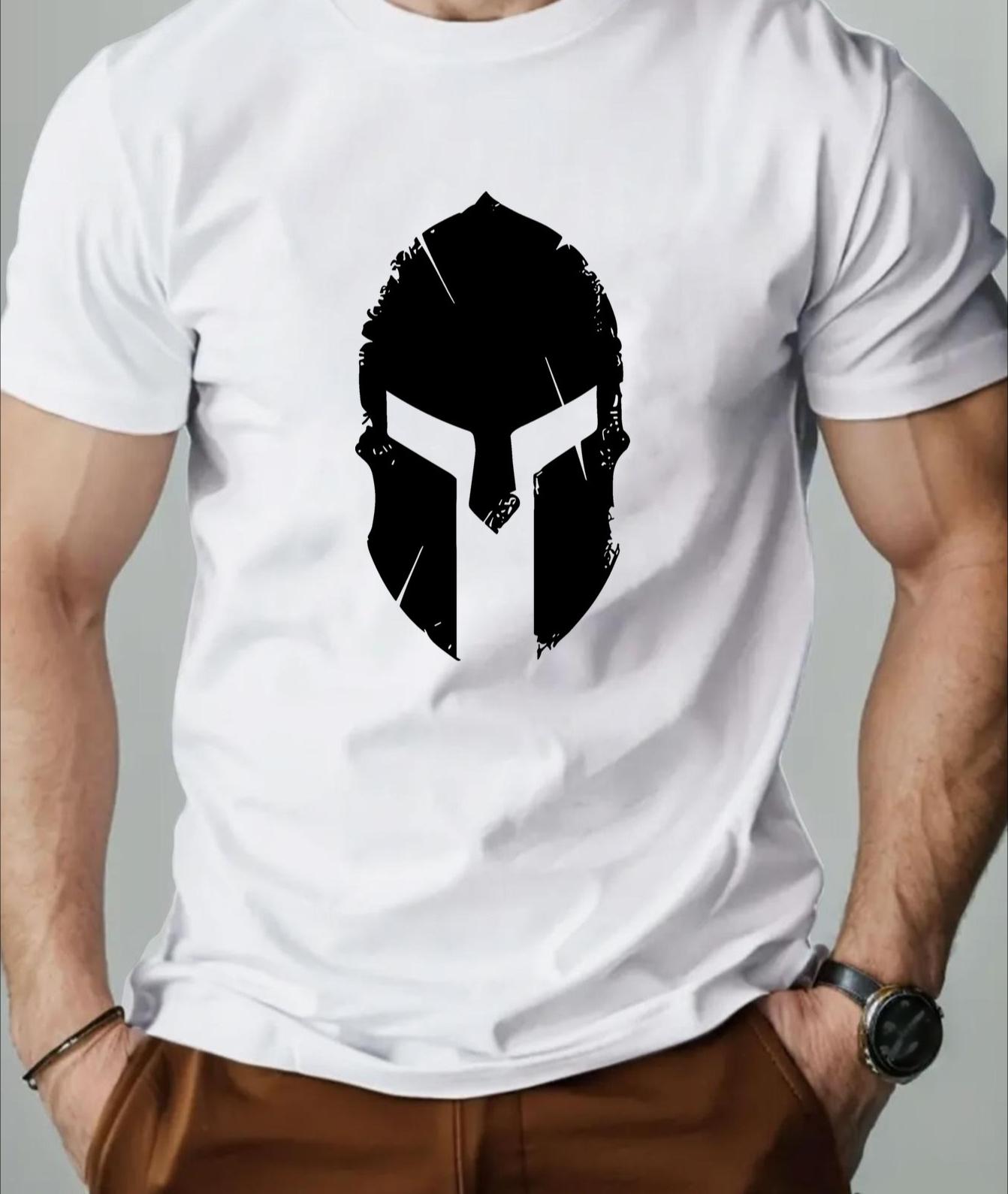 Men s Polyester Short Sleeve, Drapey Smooth & Breathable,  for Summer XXL белый