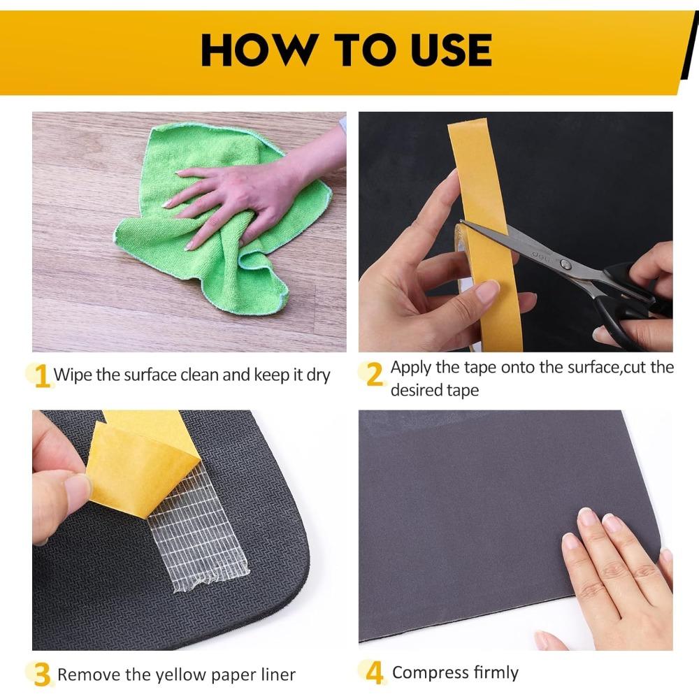 1Roll Double Sided Tape High Viscosity Grid Fiber Transparent Double Sided Tape Sticky Waterproof Adhesive Fiber Mesh Tapes