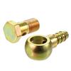 X AUTOHAUX Banjo Bolt Kit Banjo Bolt Hose Outlet Fitting Brake Line Fitting Adapter