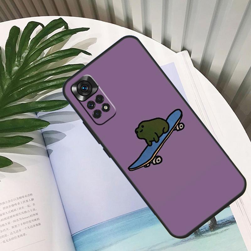 Cute Cartoon Frog Funda For Xiaomi Redmi Note 14 10 11 12 13 15 Pro Plus Case For Redmi 15 15C 14C 12C 10C 13C