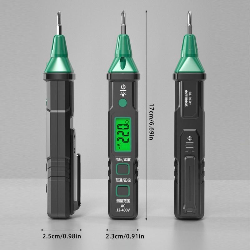 Multifunctional Circuit Detector for Voltage Broken Wire and Leakage Detection Safe Practical Design Electrician Use