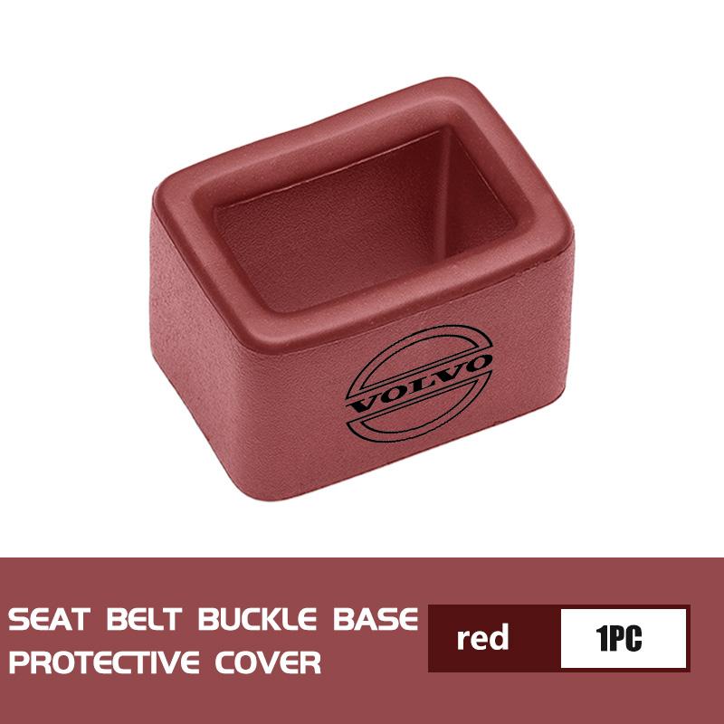 Awqtn1 Car Seat Belt Buckle Protection Anti-Scratch Cover Cushion Auto Accessories For Volvo XC60 XC90 S60 S80 V60 C70 S40 C30 V90 V60