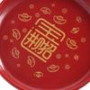 Wedding Supplies Red New Year Fruit Tray Smooth Large Capacity Candy Storage Box Exquisite Plastic Snacks Tray Housewarming