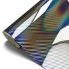 Carbon Fiber Stickers Laser Rainbow Gloss Auto Vinyl Wrap Tunning Film Air Release Bubble Waterproof Sticker for Car Accessories