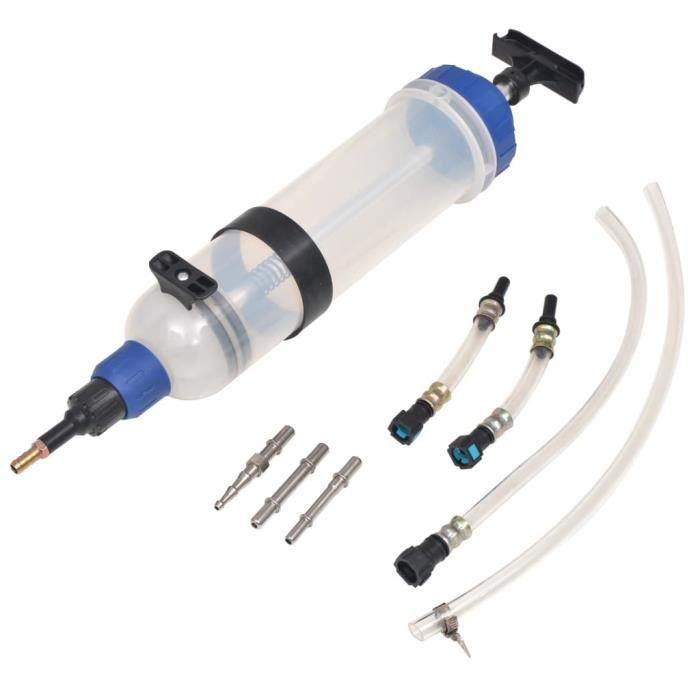 VidaXL Seringue de récupération du carburant diesel 1500 ml