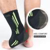 1Pcs Compression Ankle Brace, Silicone Ankle Sleeve Support, Pain Relief from Plantar Fasciitis, Achilles Tendonitis, Joint Pain