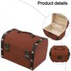 Decorative Storage Coin Box Piggy Bank Wooden Treasure Chest