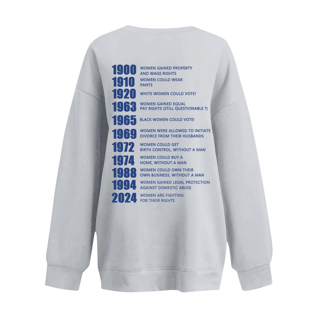 Sweat-shirt décontracté pour femme, imprimé carnaval à manches longues et col rond