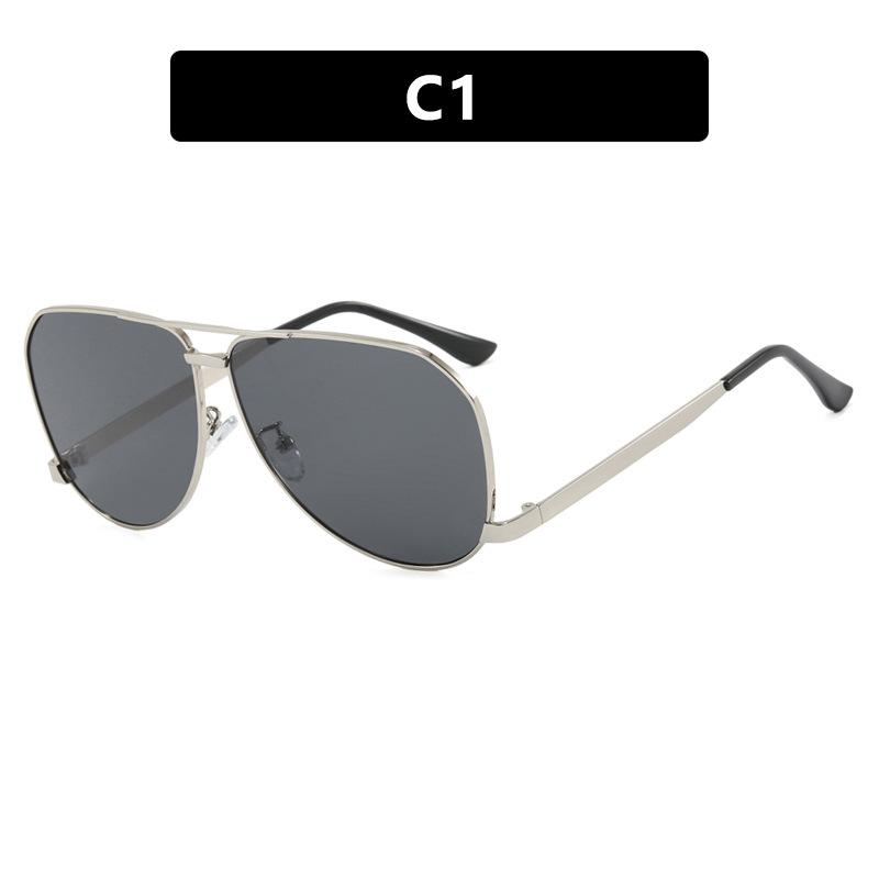 

Женские солнцезащитные очки, модные солнцезащитные очки с большой оправой, очки-авиаторы.