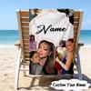 1PC Custom Name Pink Heart Fashion Ayliva Heart Beach Towel, Lightweight Quick-Dry for Man Woman, for Summer Travel, Swimming Pool Birthday Gift