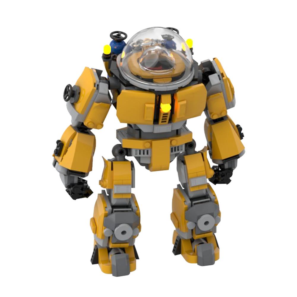Gobricks Sea Moth Subnautica Game Building Blocks Mini Subnautica Building Block Kids Model Toys Birthday Gift Christmas Present