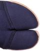Works Homme Men's Tabi Socks with Resin Toe Cap, 10 Large Seams, Navy, Size 24.5 Cm (100-10)