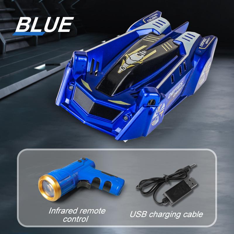 Products Infrared Induction Light-chasing Wall-climbing Car Dual-mode Stunt Remote Control Car Light Charging Children's Toys