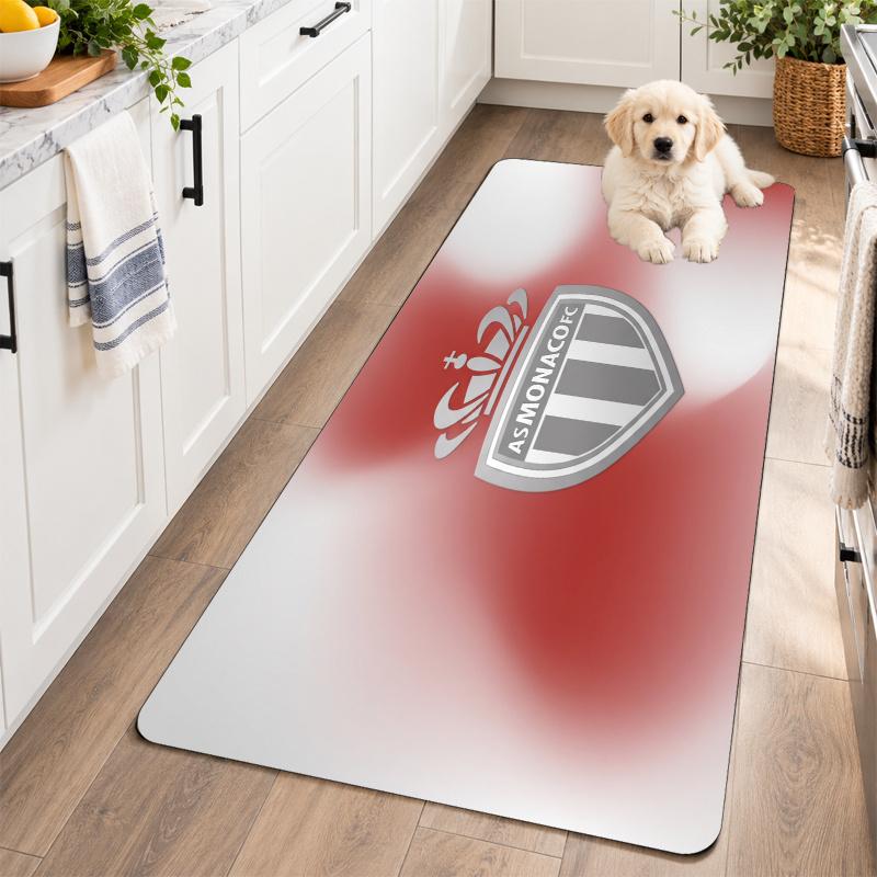 Flannel Kitchen Mat Monaco FC Soft Area Rug Non Slip Floor Carpet Home Decoration