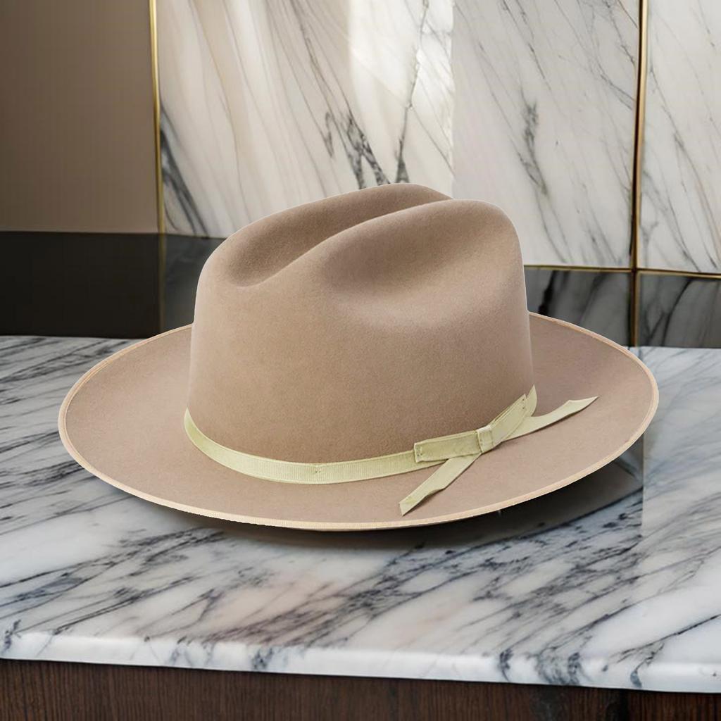 Vintage Homburg Cowboy Hats Victorian Age Western Porkpie Hat Trilby Top Hat for Dinner Outdoor Casual Wear