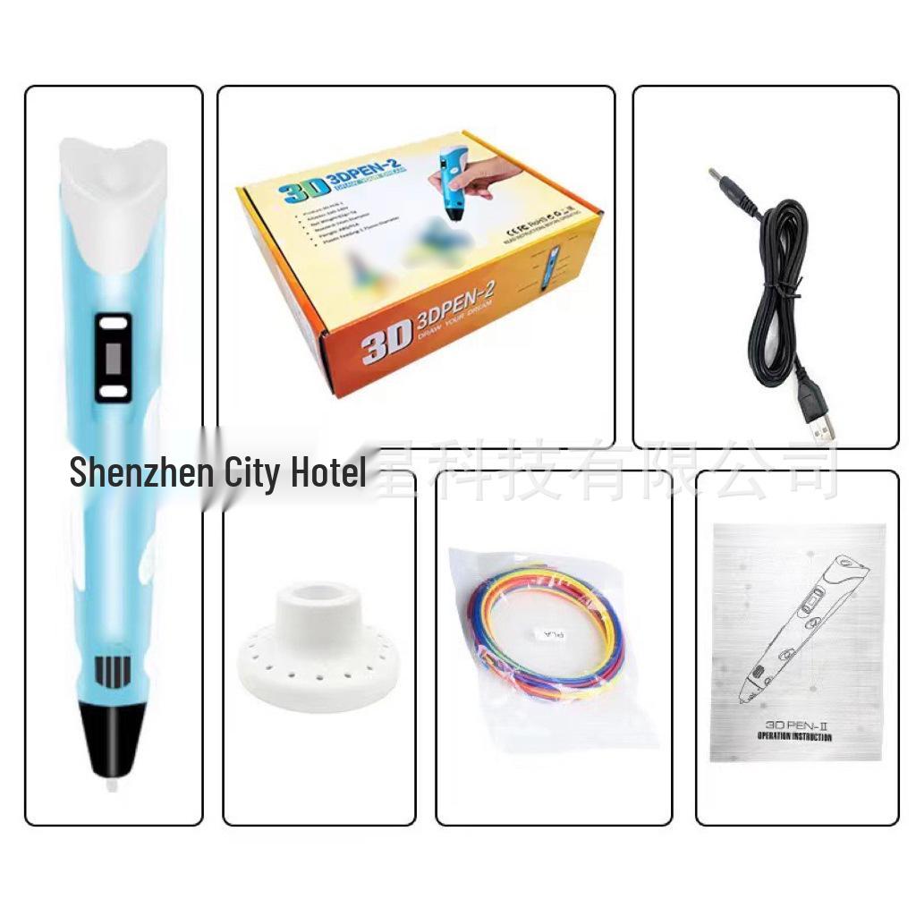 

Second Generation High-Temperature 3D Printing Pen for Kids and Students – Popular Gift Item 5V English (USB)