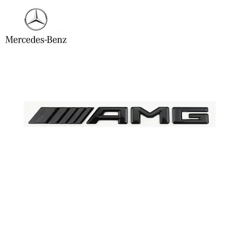 1pcs 3D Car Rear Trunk emblem Decal Letters Sticker For Mercedes Benz AMG A B C E G CLA W211 W203 W204 W210 W124 accessories