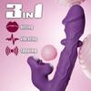Dildo Vibrator Women's Erotica Clitoral Vibrator G-spot Insertion Dildo with Slap Vibration and Mouth Sucking for Female Couples