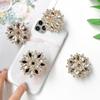 Rhinestone Airbag Bracket Telescopic Folding Lazy Mobile Phone Tablet Universal Bracket Desktop Paste Gem Rack