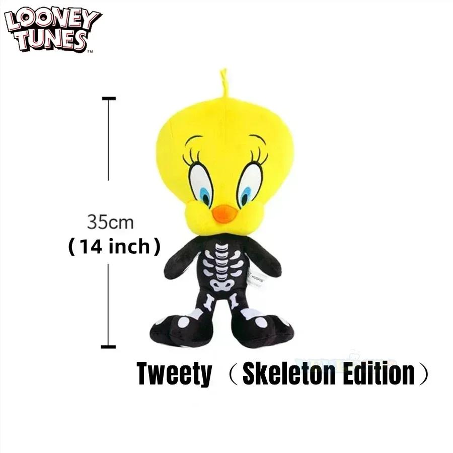 Halloween Gift Skeleton Tweety Plush Looney Tunes Daffy Stuffed Animal Doll Toy Plushie Gift Set For Kids
