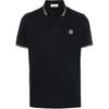 Compass Pattern Striped Button Short Sleeve Polo Shirt Men Polo Shirts L1S152200010S0018-V0020