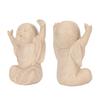 Statua Monaco Bambino Vivida Arenaria Statuetta Monaco Bambino Ornamento Statua di Buddha per Decorazione Casa e Ufficio