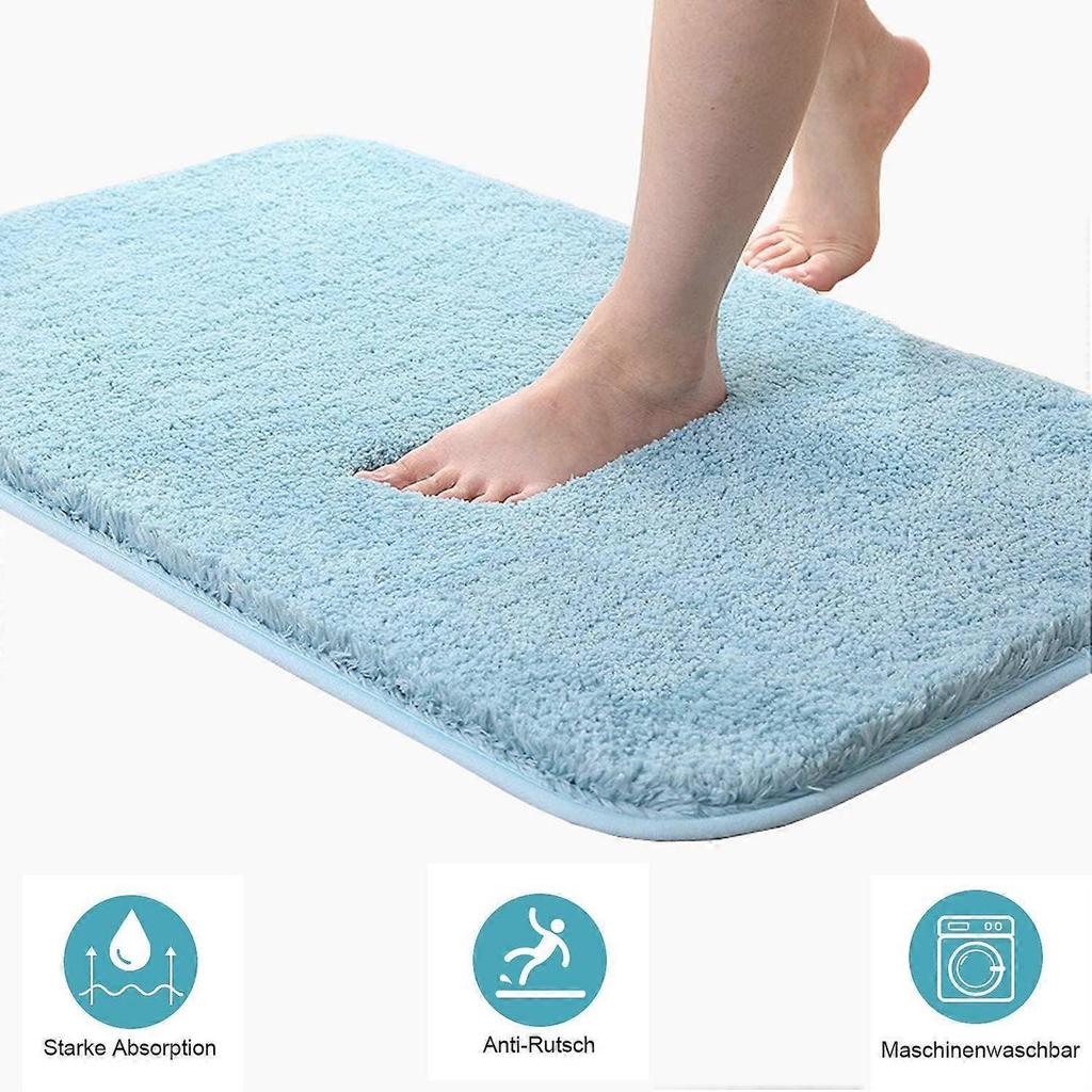 All-in bath mat, non-slip washable bath mat, soft bath mat, bathroom rug for bath, shower and room., 50x80cm