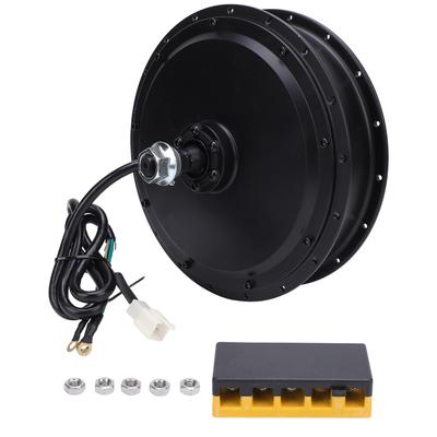 Motore Brushless da Mozzo per Bicicletta Elettrica 48V 2000W Resistente all'Acqua Senza Ingranaggi Motore da Mozzo Posteriore a Trazione Diretta Mozzo per Freni a Disco