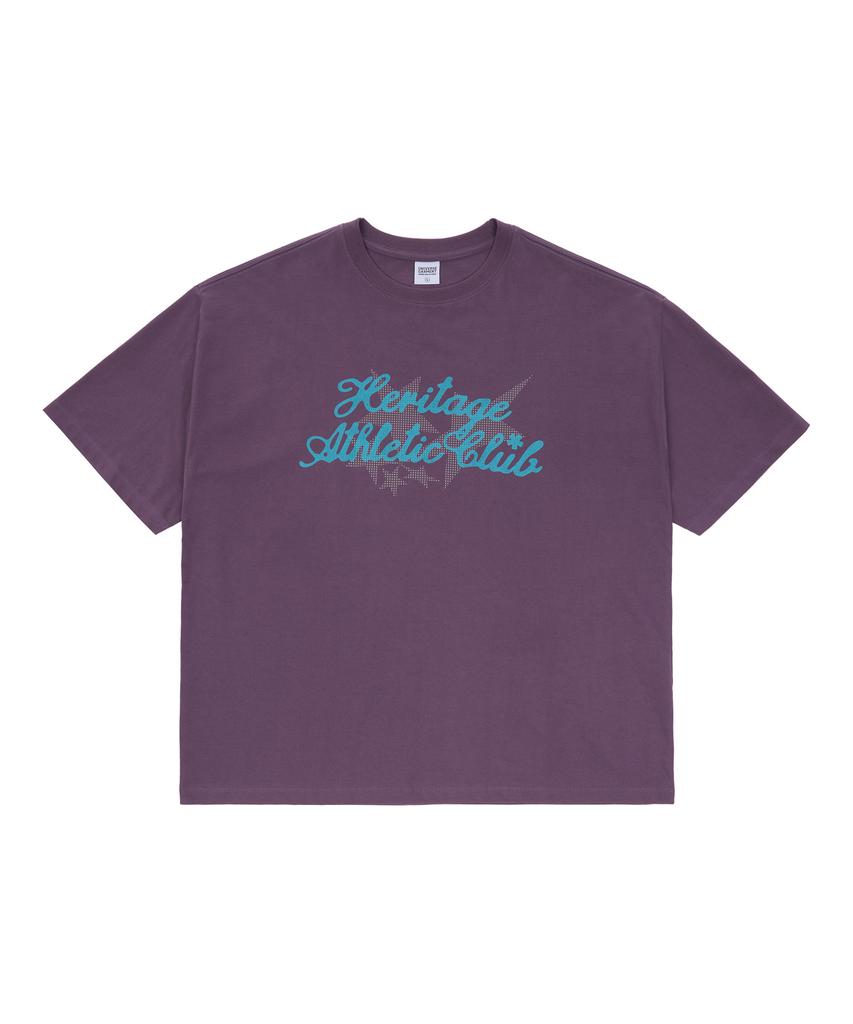Yunibeoseugameonteu Hac Print T-Shirt_Purple