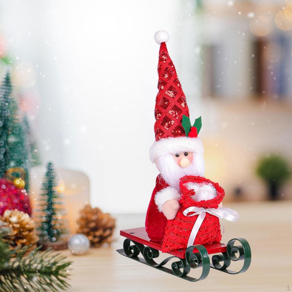 Weihnachtsschmuck Dekoration, Heimdeko, Ausstellung Weihnachtsmann Schlitten Dekoration