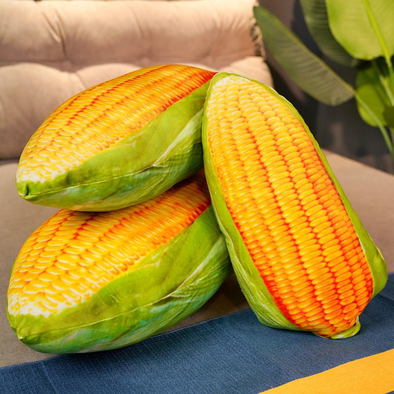 Cute Maize Corn Plush Toys Vegetable Plants Pendant Stuffed Doll Birthday Gifts Home Room Decor