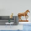 Majestic Feline Equine Sculpture Artistic Animal Figurine Decorative Resin Ornament for Home Office