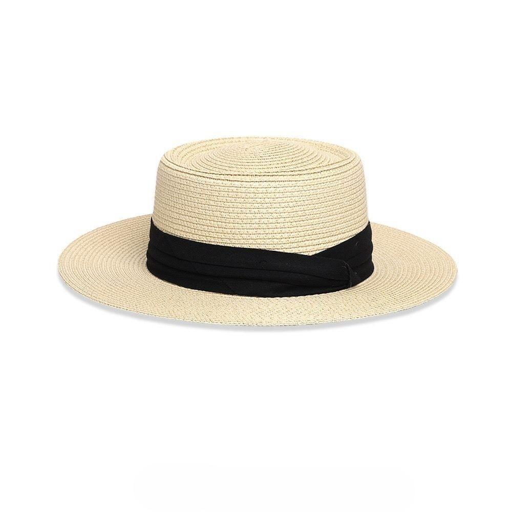 Summer New Style Bow Big Brim Straw Hat Women's Sunscreen Sunshade Beach Hat Fashion Rough Edge Bucket Hat