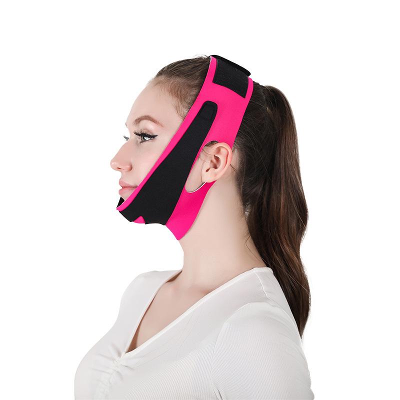 1 Pc Elastic Face Lift Bandage V Line Face Shaper Ladies Chin Cheek Lift with Facial Massage with Facial Skincare Beauty