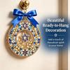 Mosaic Tiles DIY Hanukkah Mosaic Wreath Kit Ribbon Bow Star of David Wreath  Mosaic Art Kit