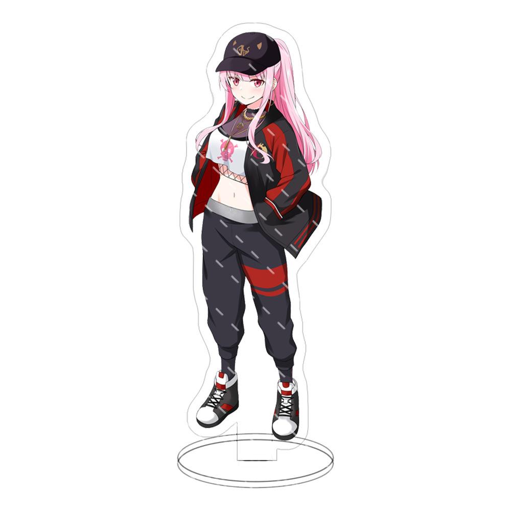 15cm Hololi Virtual Hostess New Cartoon Characters Acrylic Cosplay Stand Model Creative Office Decorations Cute Permanent Recording Fans