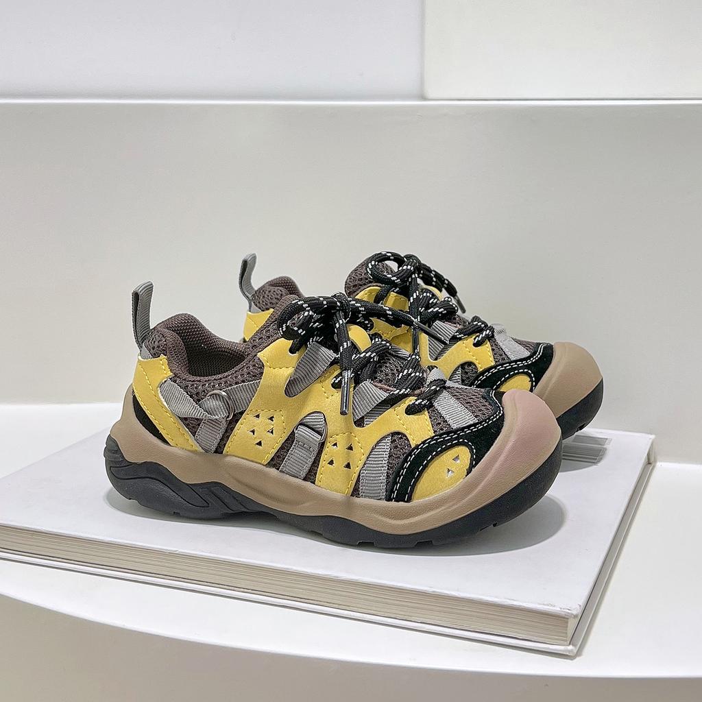 Children's shoes non-slip hiking shoes 2025 autumn new style outdoor lightweight running shoes men's and girls' sports and leisure shoes