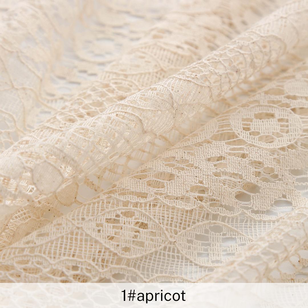 

150x45см Бежева мереживна ажурна тканина Для скатертини, Ажурні штори, Тканина для шиття своїми руками DIY TJ8630 150x45cm