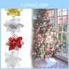 Festive Red And White Artificial Christmas Flowers For Diy Wreaths And Ornaments