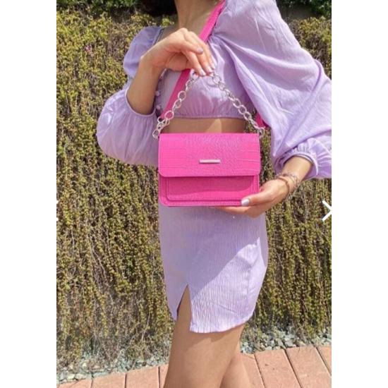 Crocodile Patterned Women's Shoulder Bag