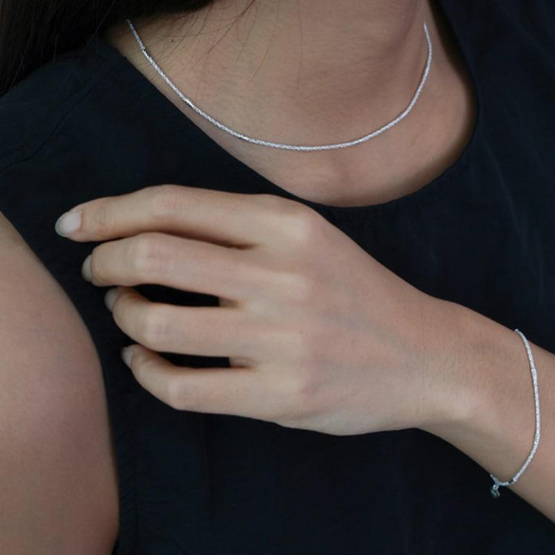 

MERITY crystal point necklace Basic 39cm (+4cm)