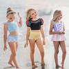 2026 Girls' Disney Princess One-Piece Swimsuit: Cinderella, Snow White & Rapunzel Design