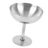 160ML Ice Cream Cup 304 Stainless Steel Dessert Bowl Dishwasher Safe Round Footed Cup for Salad Fruit Pudding