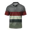Men's Casual Quick Dry Mesh Polo Shirt Lightweight Breathable Golf Performance Shirt with Button Collar for Outdoor Sports and Everyday Wear