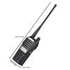 Two Way Radio Dual PTT Key Transmit Dual Band Dual Reception Handheld Transceiver Anti Interference Noise Reduction