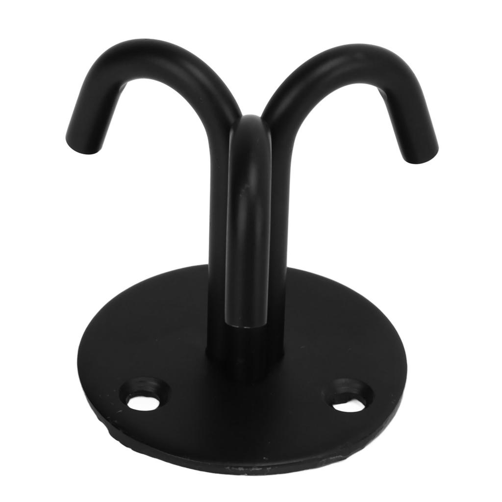 5 Stück Deckenhaken Verdicken Drei Greifer Edelstahl Verstärken Tragfähigkeit Deckenmontage Aufhänger für Zuhause Schwarz